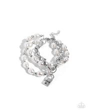 Load image into Gallery viewer, LOVE-Locked Legacy White Bracelet