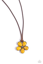 Load image into Gallery viewer, Budding Badlands Yellow Necklace