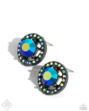 Load image into Gallery viewer, Dynamic Dominance Blue Post Earrings