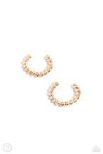 Load image into Gallery viewer, Twisted Travel Gold Cuff Earrings