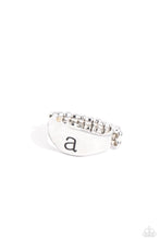 Load image into Gallery viewer, Monogram Memento Silver Skinny Band Ring - A