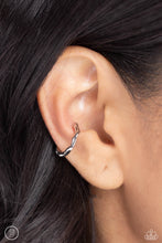 Load image into Gallery viewer, Enigmatic Echo Silver Cuff Earrings