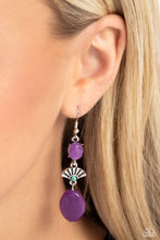 Load image into Gallery viewer, Creative Cascade Purple Earrings