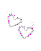 Load image into Gallery viewer, HEART of Your World Pink Earrings