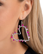 Load image into Gallery viewer, HEART of Your World Pink Earrings