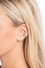 Load image into Gallery viewer, Dont Sweat The Small CUFF White Cuff Earrings