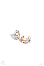 Load image into Gallery viewer, Dont Sweat The Small CUFF Gold Cuff Earrings