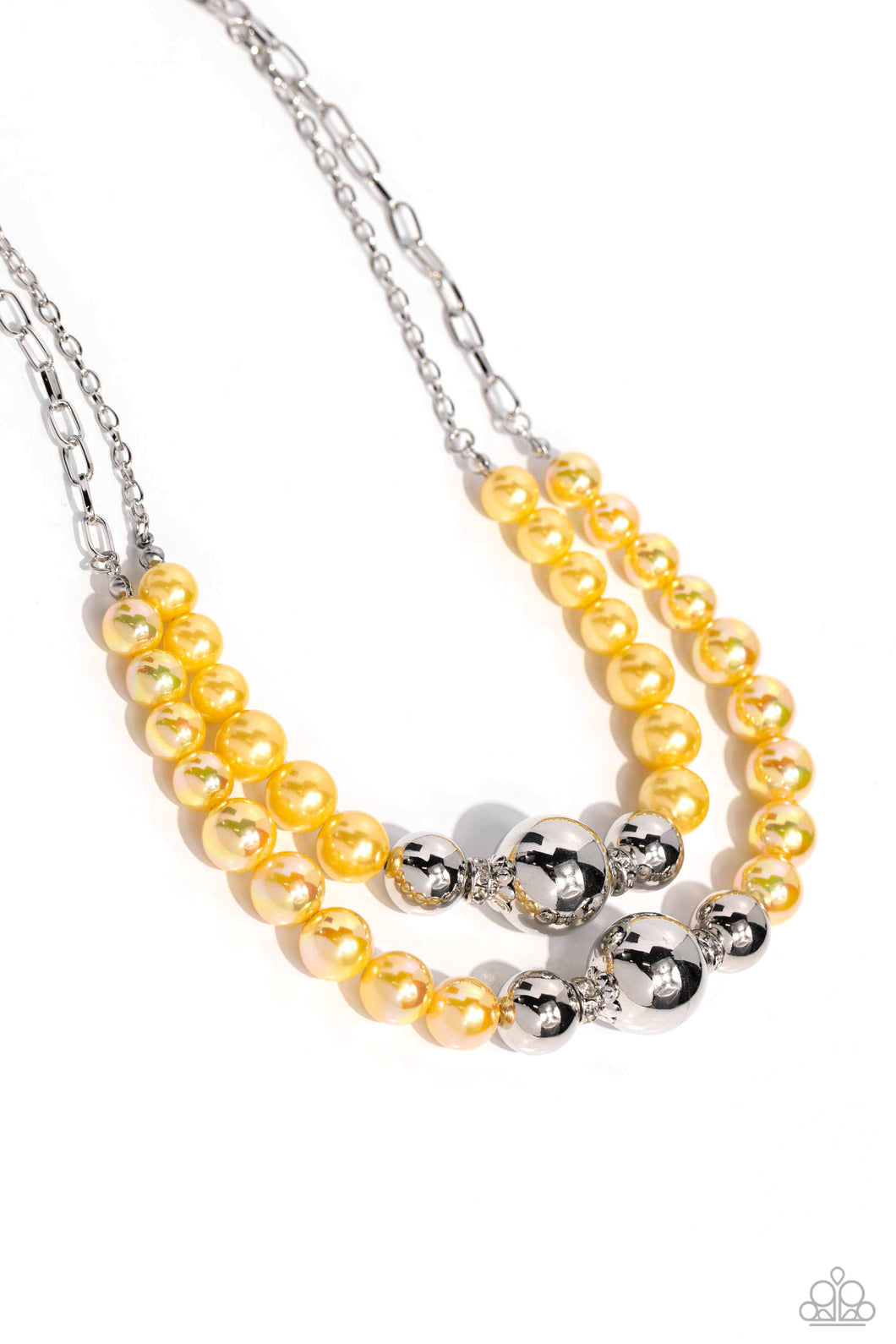 Ballroom Balance Yellow Necklace