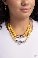 Load image into Gallery viewer, Ballroom Balance Yellow Necklace