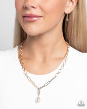 Load image into Gallery viewer, Refined Record Gold Necklace