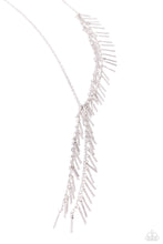 Load image into Gallery viewer, Linear Leap Silver Necklace