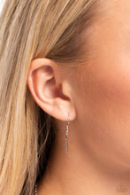 Load image into Gallery viewer, Linear Leap Silver Necklace