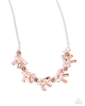Load image into Gallery viewer, Serene Statement Orange Necklace