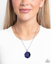 Load image into Gallery viewer, Showstopping Season Blue Necklace