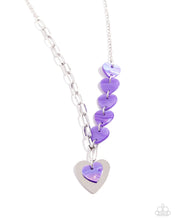 Load image into Gallery viewer, HEART Of The Movement Purple Necklace