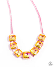Load image into Gallery viewer, I SQUARE to Secrecy Pink Necklace