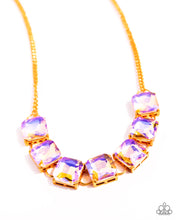Load image into Gallery viewer, I SQUARE to Secrecy Orange Necklace