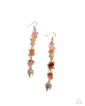 Load image into Gallery viewer, Game of STONES Orange Earrings