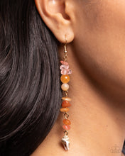 Load image into Gallery viewer, Game of STONES Orange Earrings