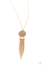 Load image into Gallery viewer, Tassel Tenure Gold Necklace