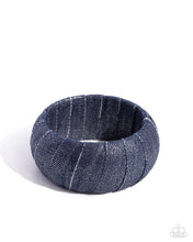 Load image into Gallery viewer, Denim Delight Blue Bangle