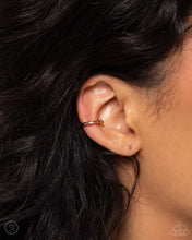 Load image into Gallery viewer, Barbell Beauty Gold Cuff Earrings