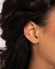 Load image into Gallery viewer, Mandatory Musings Gold Cuff Earrings