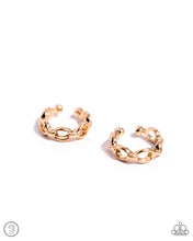 Load image into Gallery viewer, Mandatory Musings Gold Cuff Earrings
