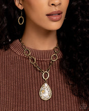 Load image into Gallery viewer, Tangible Tranquility Brass Necklace