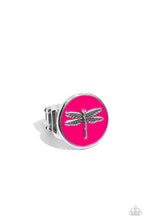 Load image into Gallery viewer, Debonair Dragonfly Pink Ring