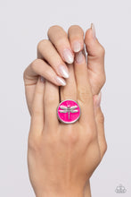 Load image into Gallery viewer, Debonair Dragonfly Pink Ring