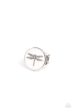 Load image into Gallery viewer, Debonair Dragonfly White Ring