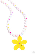 Load image into Gallery viewer, Nostalgic Novelty Yellow Necklace