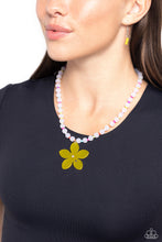 Load image into Gallery viewer, Nostalgic Novelty Yellow Necklace