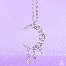Load image into Gallery viewer, Lunar Landmark Purple Necklace