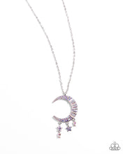 Load image into Gallery viewer, Lunar Landmark Purple Necklace