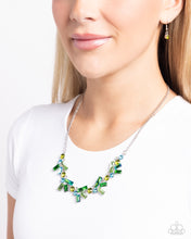 Load image into Gallery viewer, Serene Statement Green Necklace