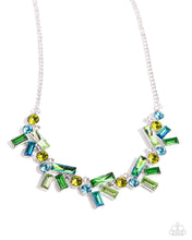 Load image into Gallery viewer, Serene Statement Green Necklace