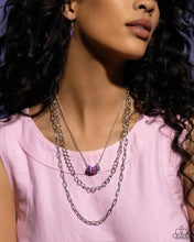 Load image into Gallery viewer, Colorful Cadet Purple Necklace