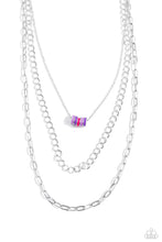Load image into Gallery viewer, Colorful Cadet Purple Necklace