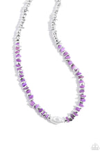 Load image into Gallery viewer, Seasonal Socialite Purple Necklace