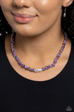 Load image into Gallery viewer, Seasonal Socialite Purple Necklace
