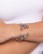 Load image into Gallery viewer, Assembly Line Silver Cuff Bracelet