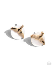 Load image into Gallery viewer, Mermaidcore Gold Post Earrings