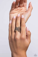 Load image into Gallery viewer, Pinched Promise Brown Ring