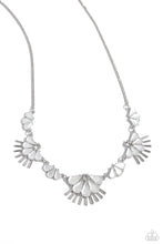 Load image into Gallery viewer, Fluttering Fan White Necklace