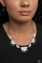 Load image into Gallery viewer, Fluttering Fan White Necklace
