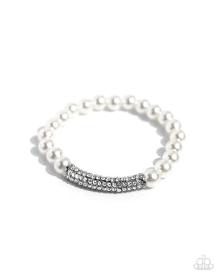 Elegance Embodied White Bracelet