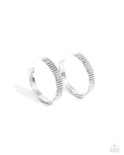 Load image into Gallery viewer, Stacked Symmetry White Earring