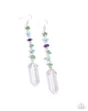 Load image into Gallery viewer, Quartz Qualification Green Earrings